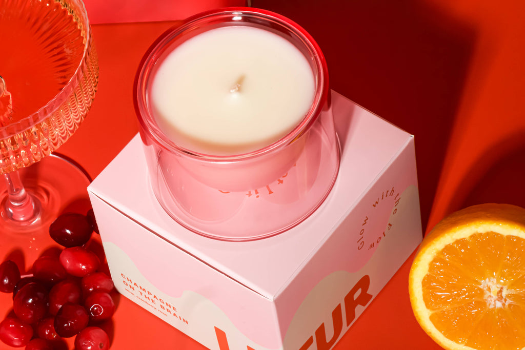 LUEUR Champagne on The Brain - Soy-Wax Candle