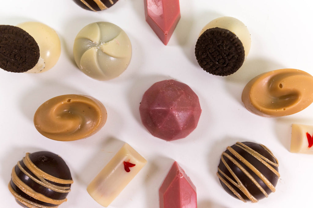 Box of handcrafted chocolates (4) by The Dessert Artist - Feb 14th