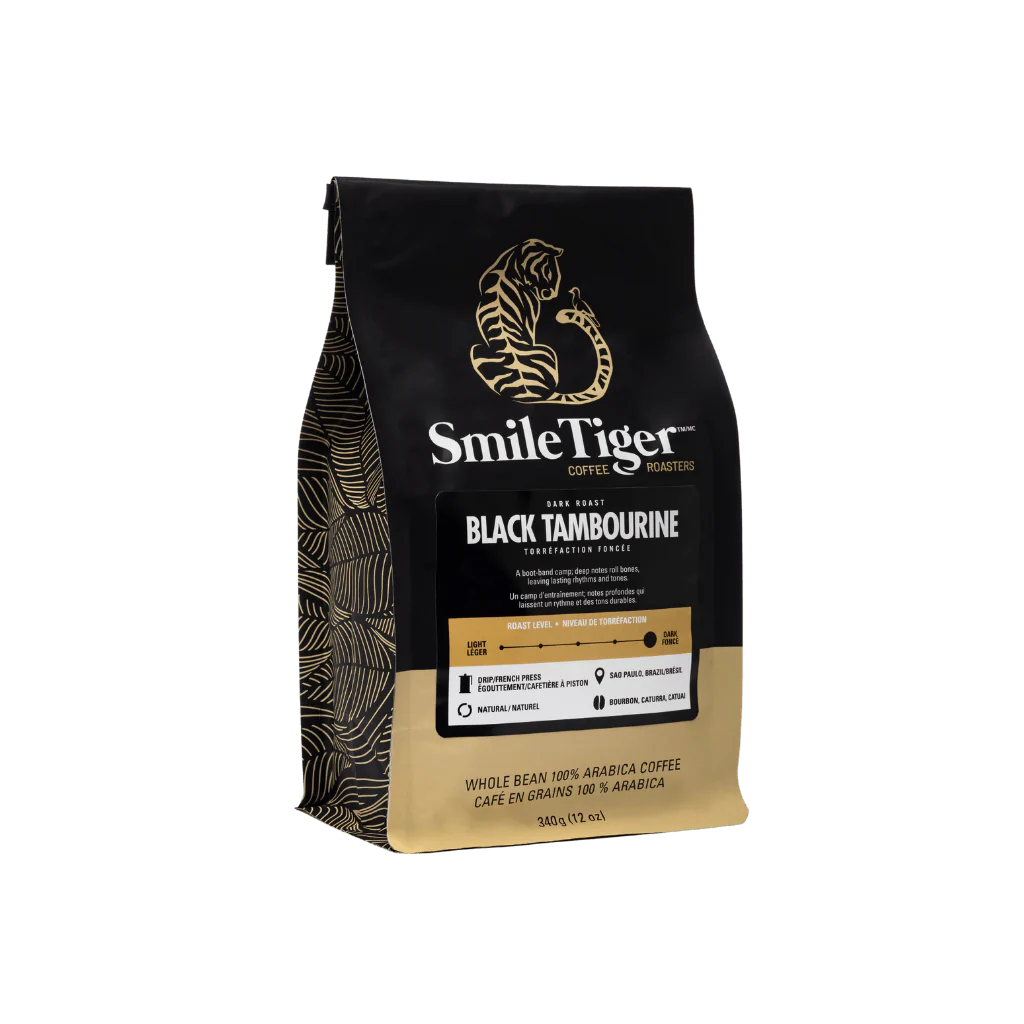 Smile Tiger Coffee - Black Tamborine dark roast (12oz)