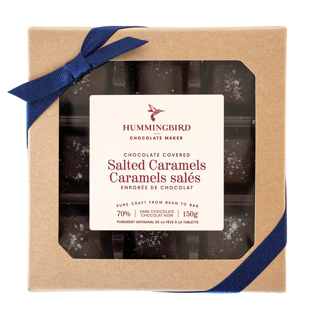 Hummingbird Chocolate Salted Caramels - 9 pieces (150g)